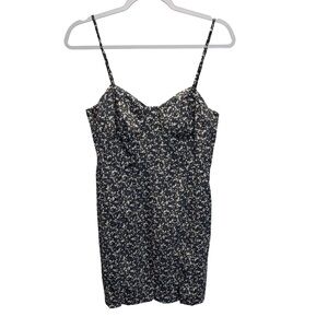 Blush BJ Floral Corset Slip Dress‎ Spaghetti Strap Cottagecore Boho L